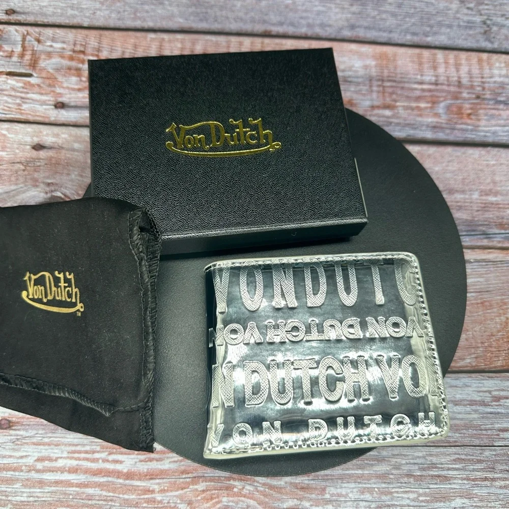 VON DUTCH | Bifold Mirrored Wallet Unisex NIB